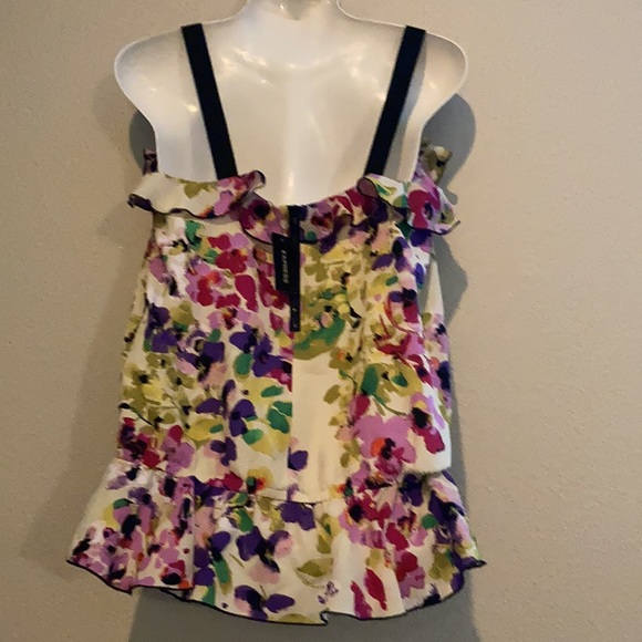 Flower Ruffle Babydoll shirt - Picture 4 of 8